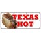 Signmission TEXAS HOT BANNER SIGN weiner hot dog sign franks B-96 Texas Hot - alternate 1